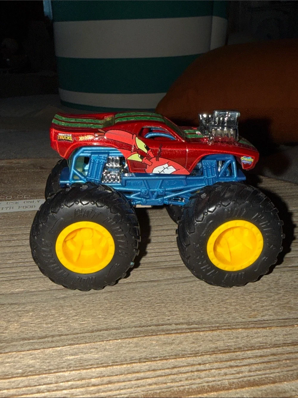 Hot Wheels Monster Truck Monster SpongeBob Squarepants-Plankton and Mr. Krabs